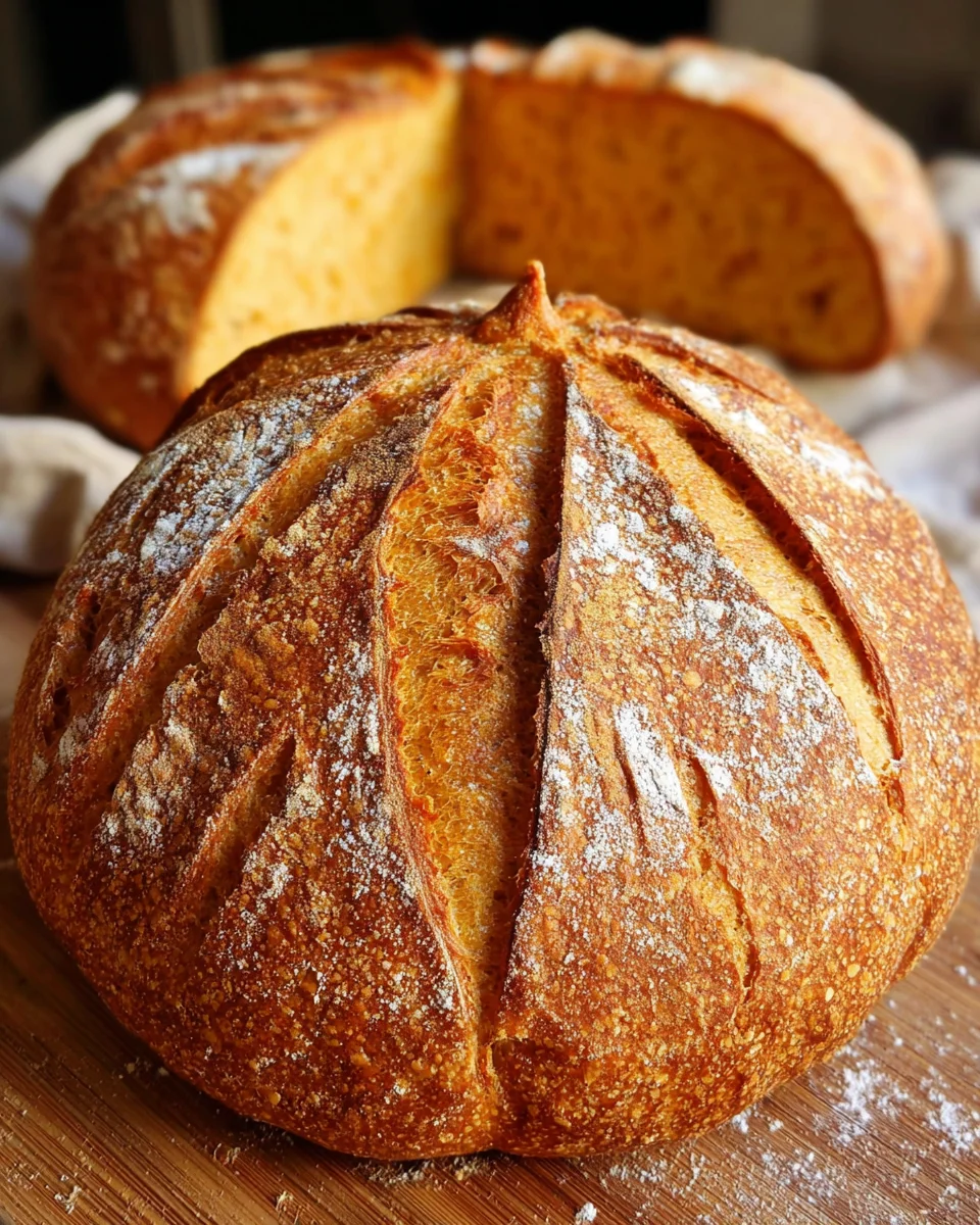 Pumpkin Sourdough Bread