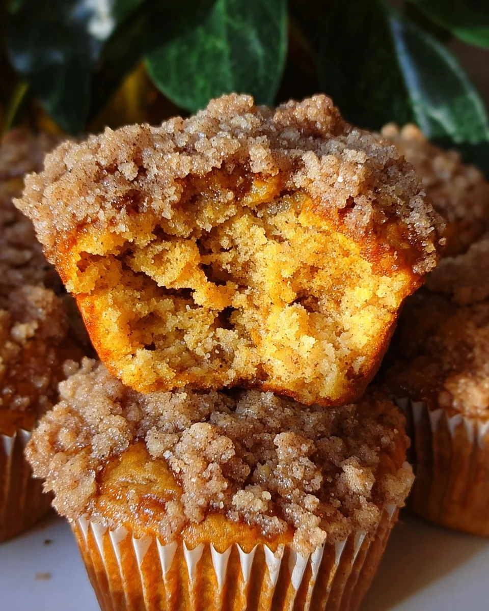 Pumpkin Streusel Muffins