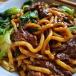 Simple Black Pepper Beef Udon