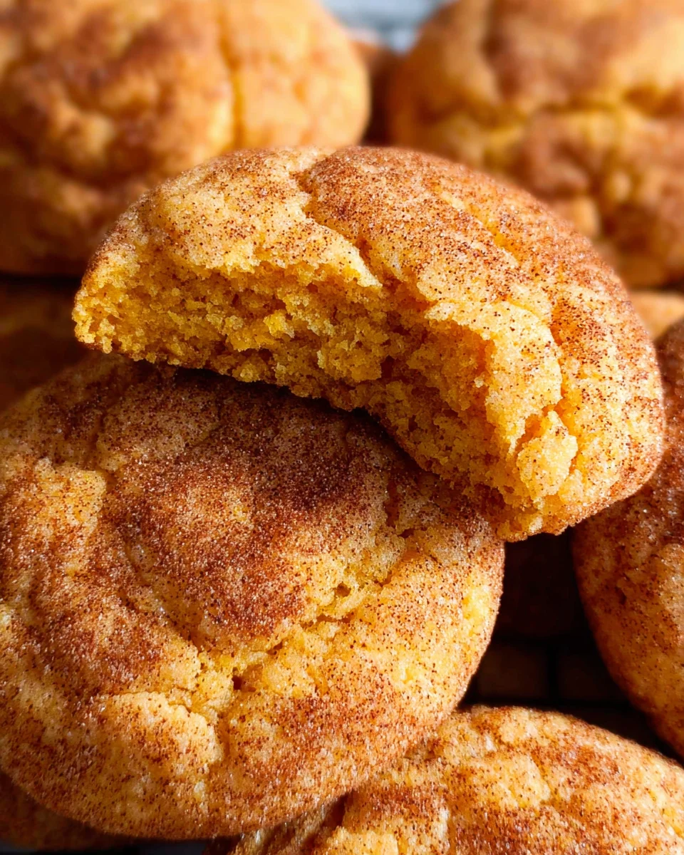 Soft Pumpkin Snickerdoodles