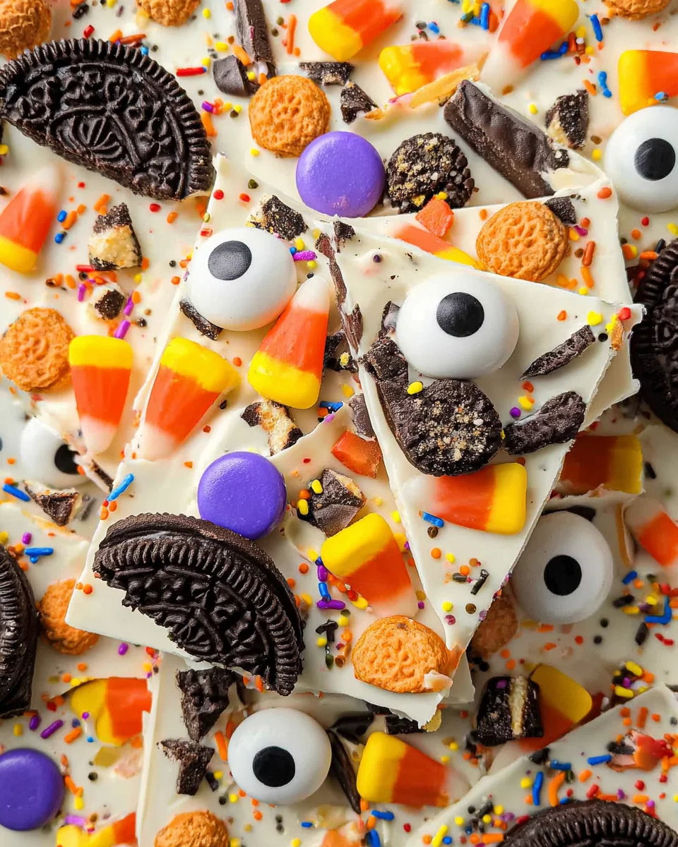 Spooky Halloween Oreo Bark