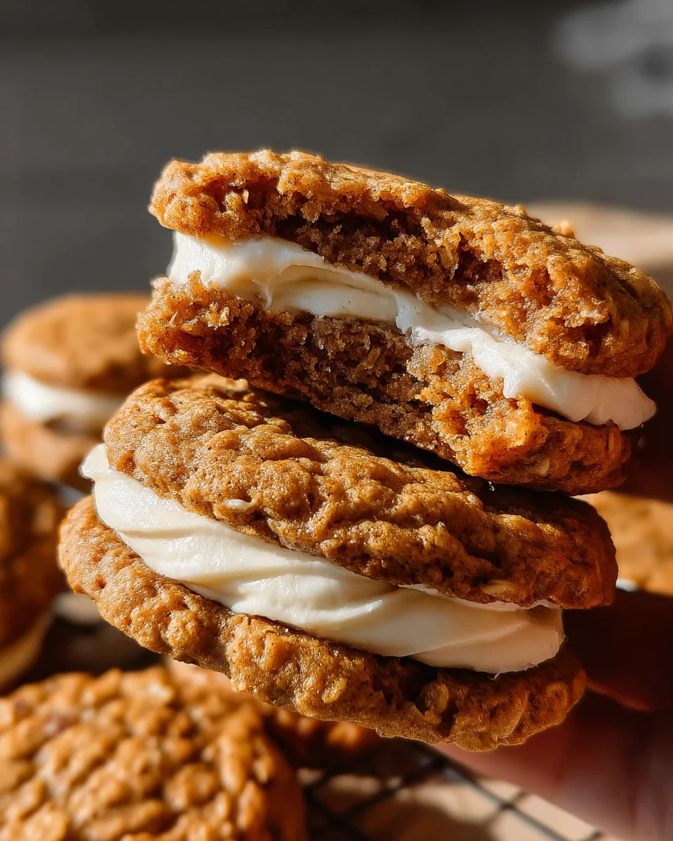 pumpkin oatmeal cream pies
