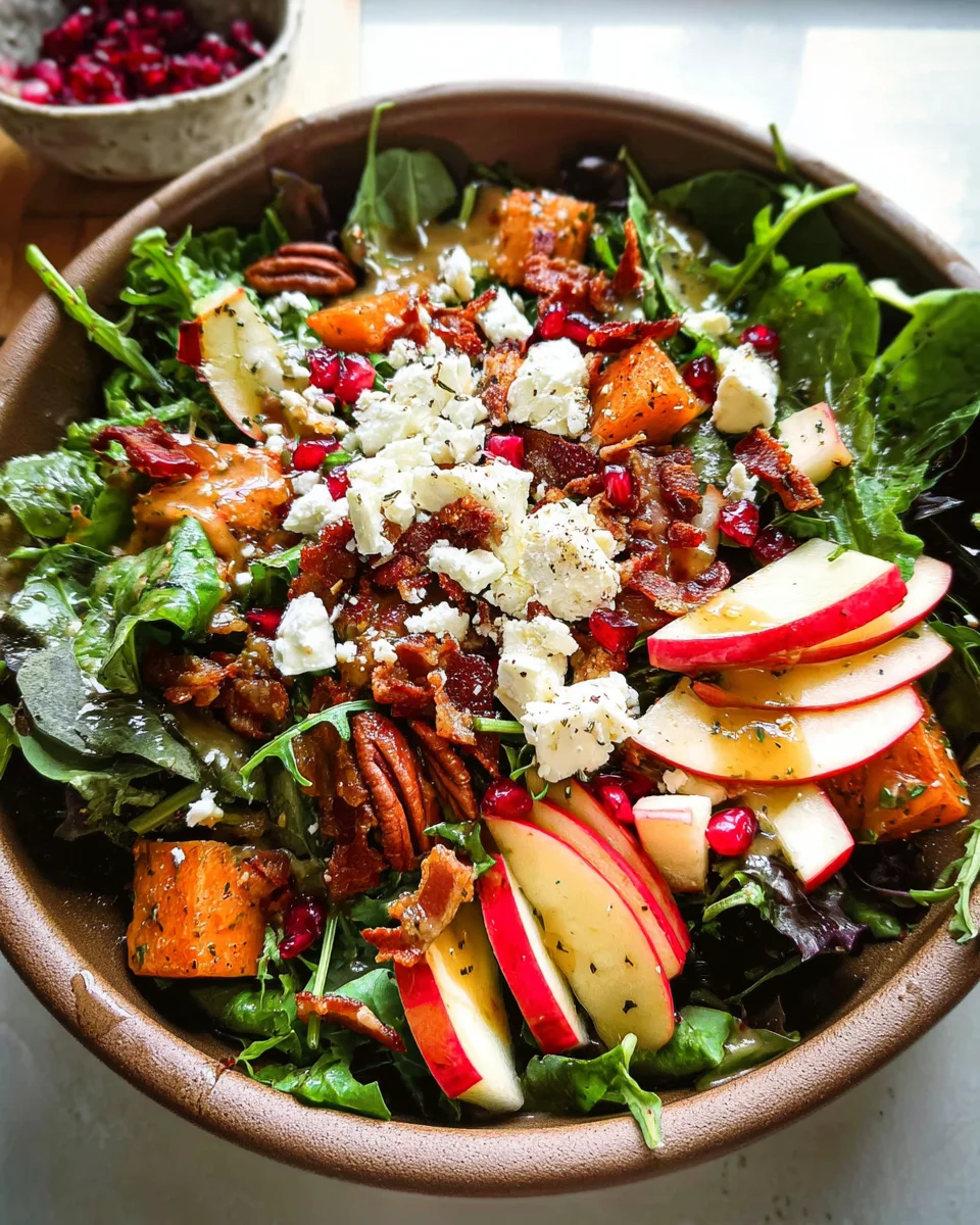 Autumn Salad with Apple Cider Vinaigrette 20 Autumn