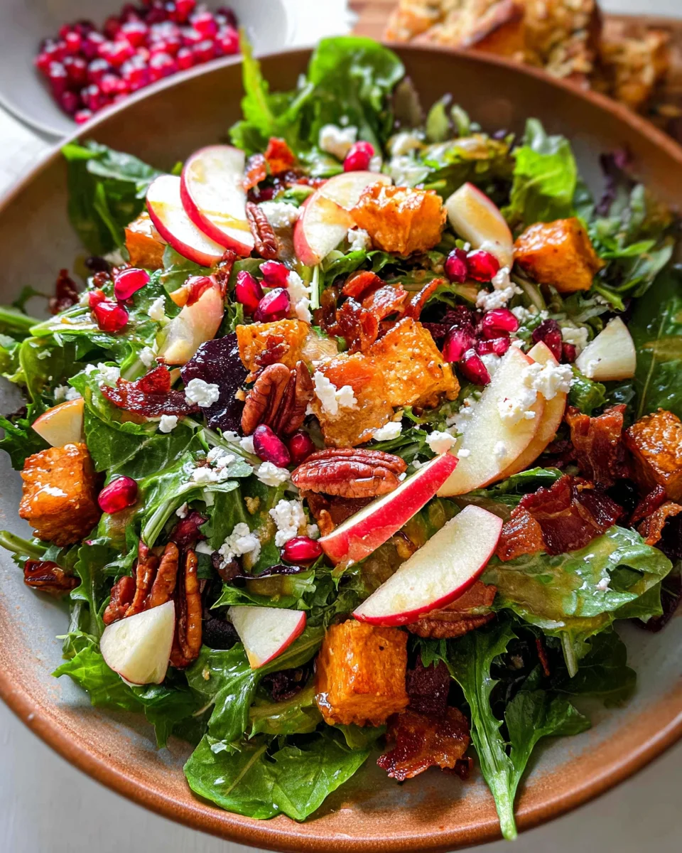 Autumn Salad with Apple Cider Vinaigrette 21 Autumn