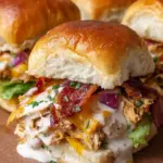 Bacon Ranch BBQ Chicken Sliders