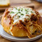 Bread Bowl Spaghetti