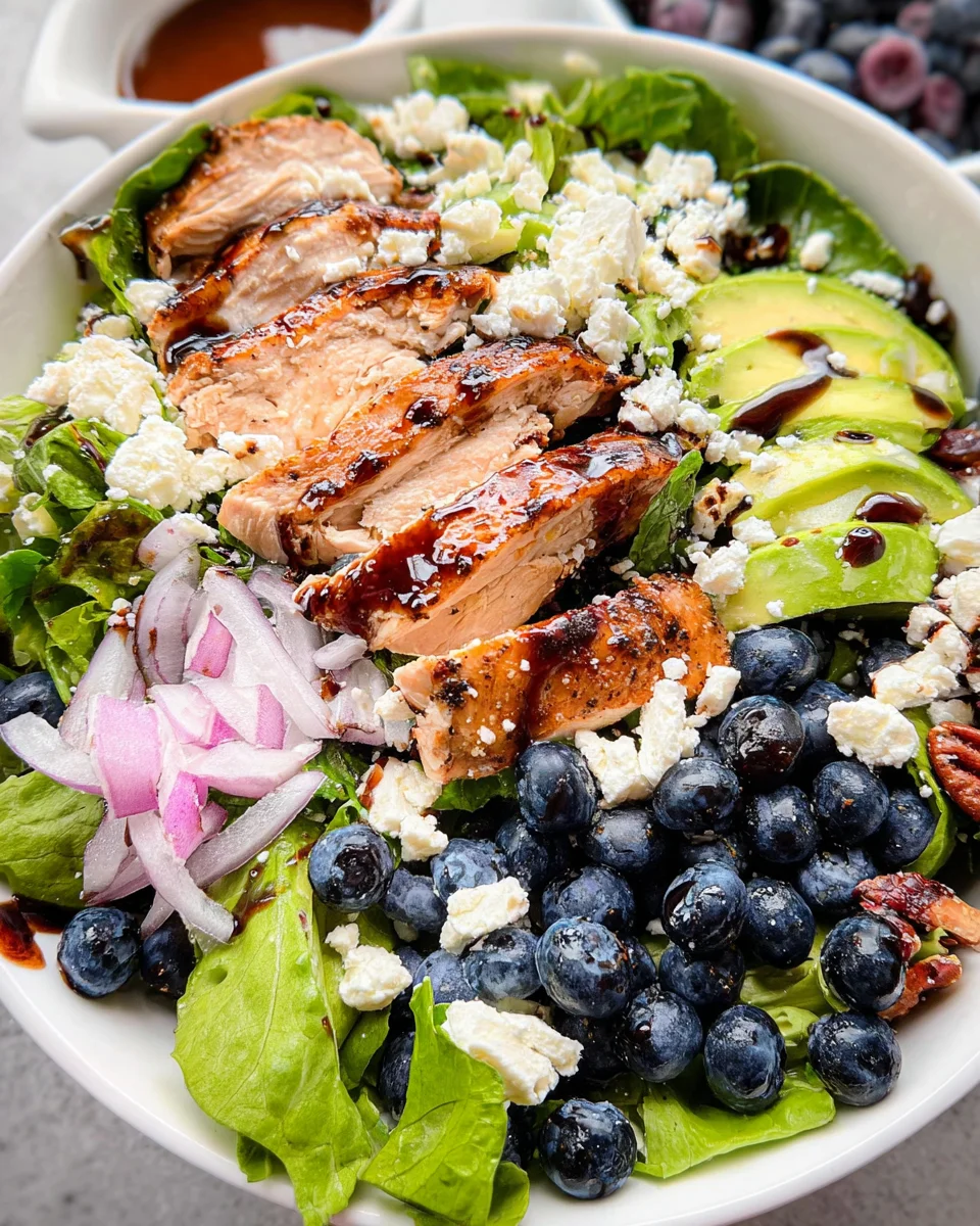 Chicken Blueberry Feta Salad