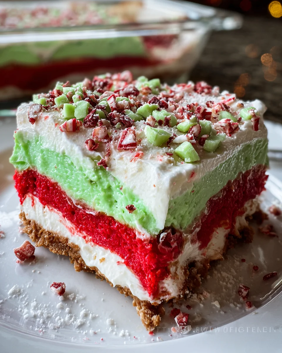Christmas Lasagna Dessert