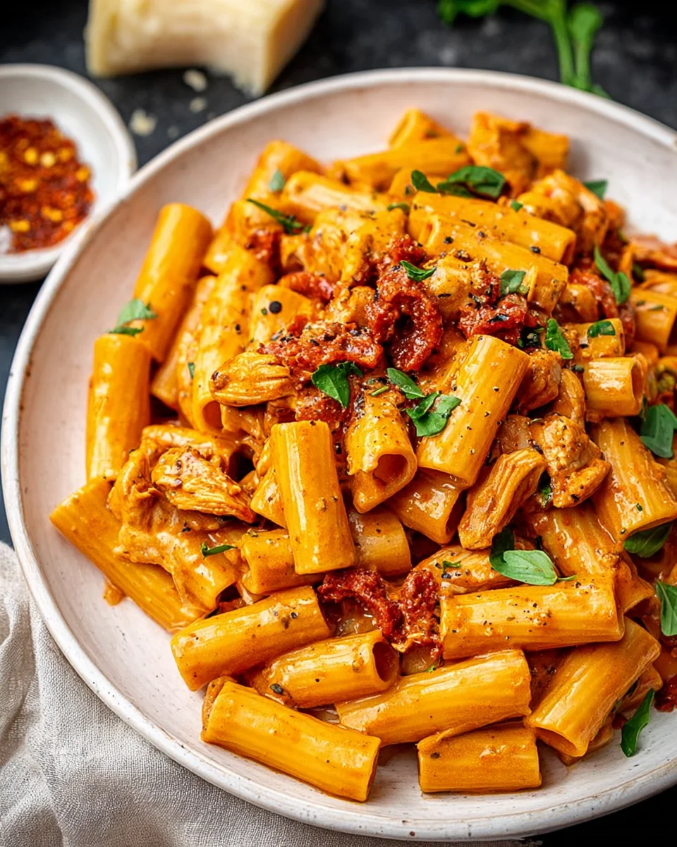 Creamy Chicken and Chorizo Pasta