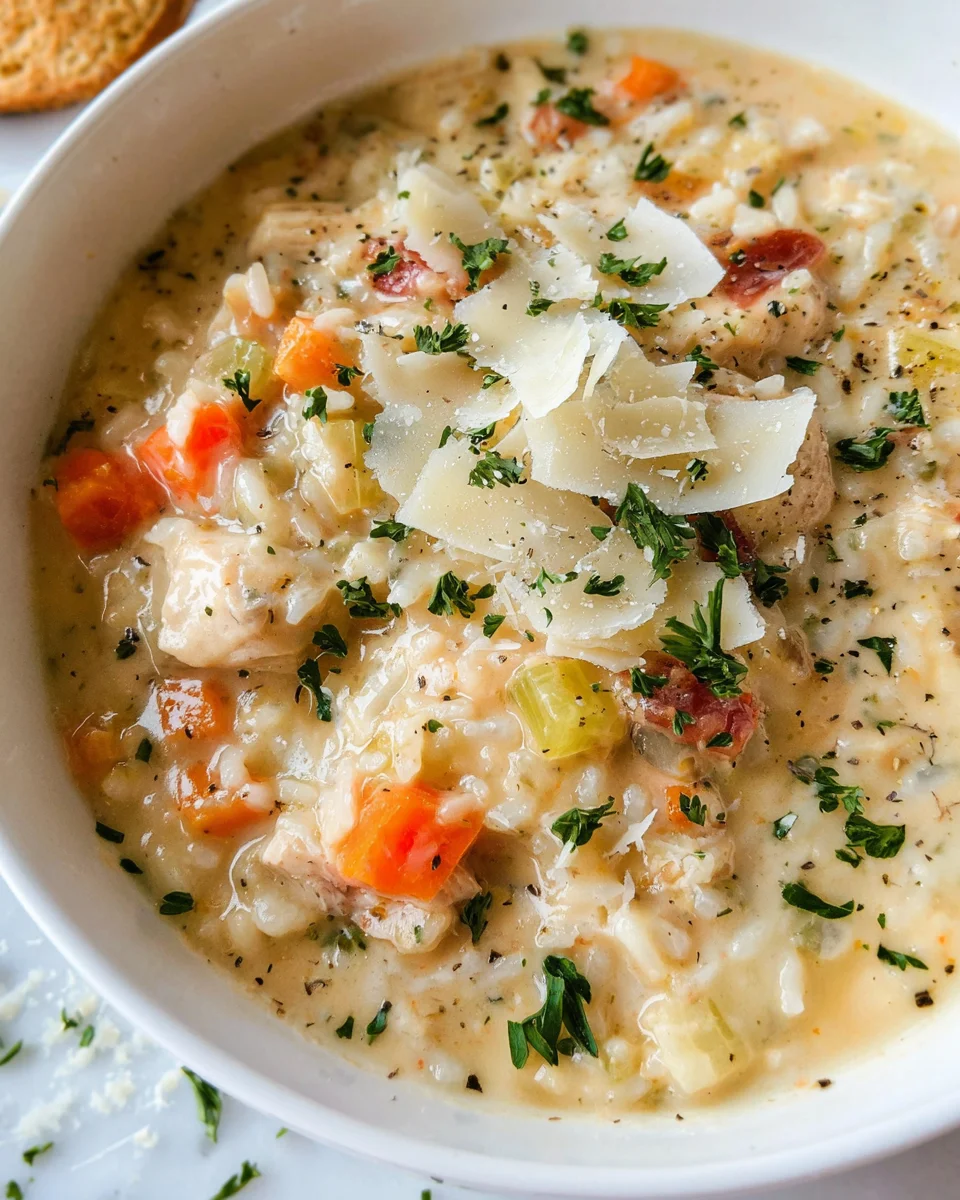 Creamy Chicken and Rice Soup