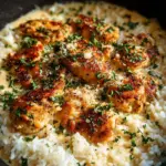 Creamy Parmesan One Pot Chicken and Rice