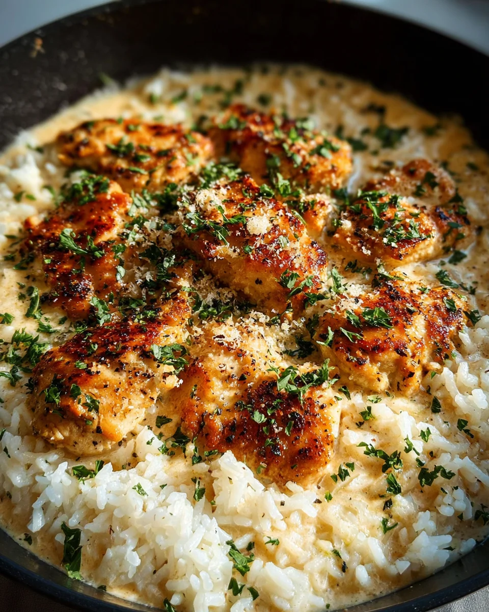 Creamy Parmesan One Pot Chicken and Rice 34 Creamy Parmesan One Pot Chicken and Rice