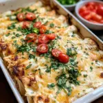 Creamy White Chicken Enchiladas 19 Creamy White Chicken Enchiladas