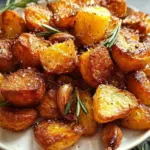 Crispy Roast Potatoes with Rosemary and Garlic - Whole30