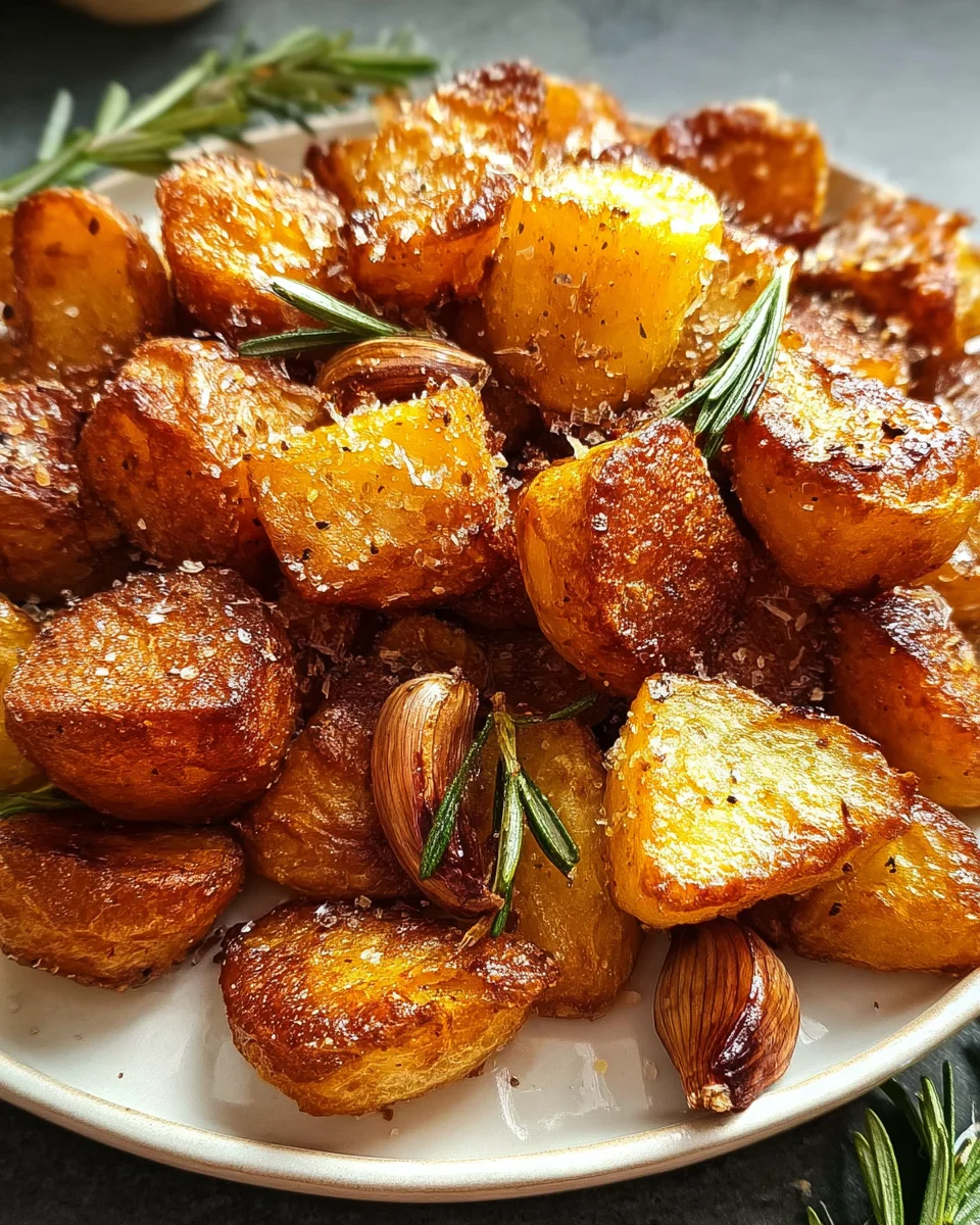 Crispy Roast Potatoes with Rosemary and Garlic - Whole30