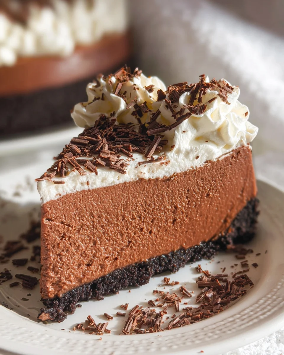 Easy No Bake Chocolate Cheesecake 24 Easy No Bake Chocolate Cheesecake