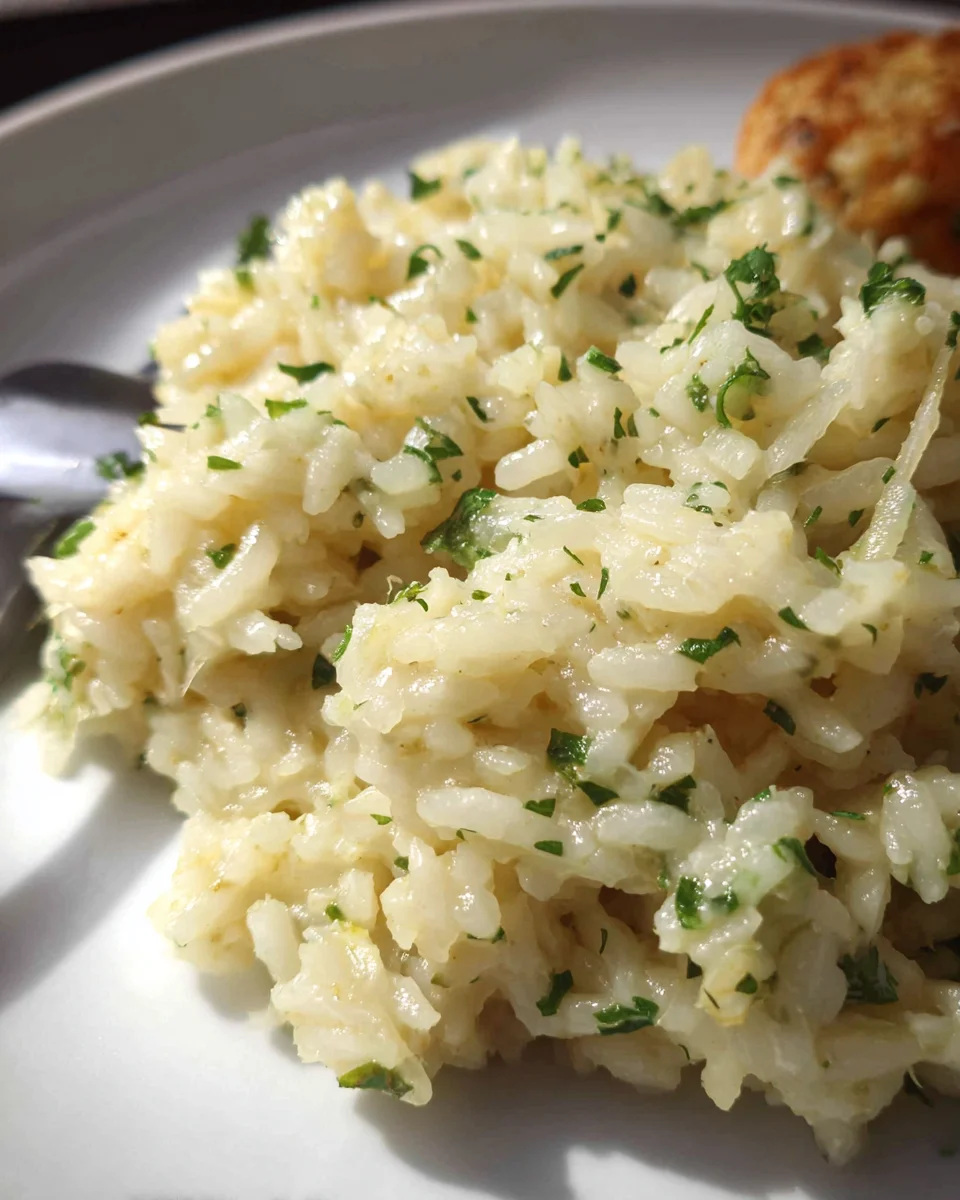 Garlic Parmesan Rice