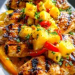 Grilled Mango Pineapple Chicken
