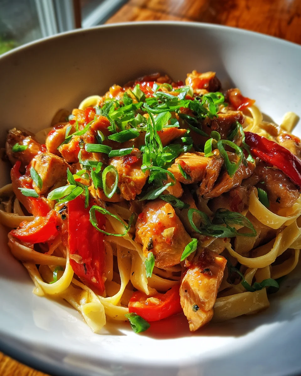 Honey Pepper Chicken Pasta