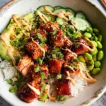 Honey Sriracha Salmon Bowls