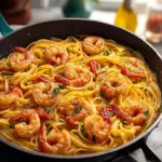 Jamaican Shrimp Pasta