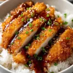 Japanese Katsu Bowls with Tonkatsu Sauce