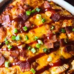 Keto BBQ Chicken Casserole