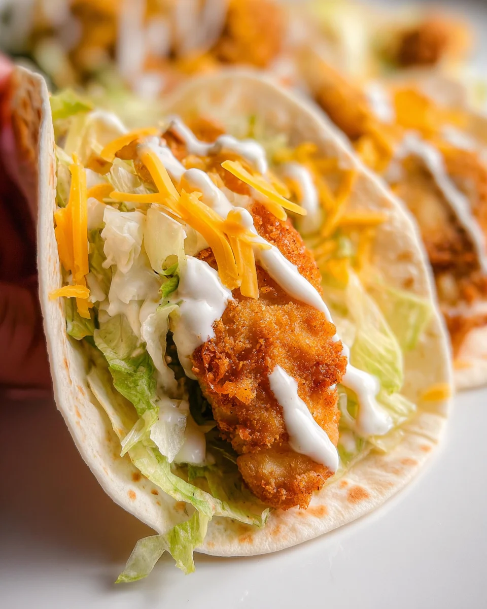 McDonald's Crispy Chicken Ranch Snack Wrap (Copycat!)