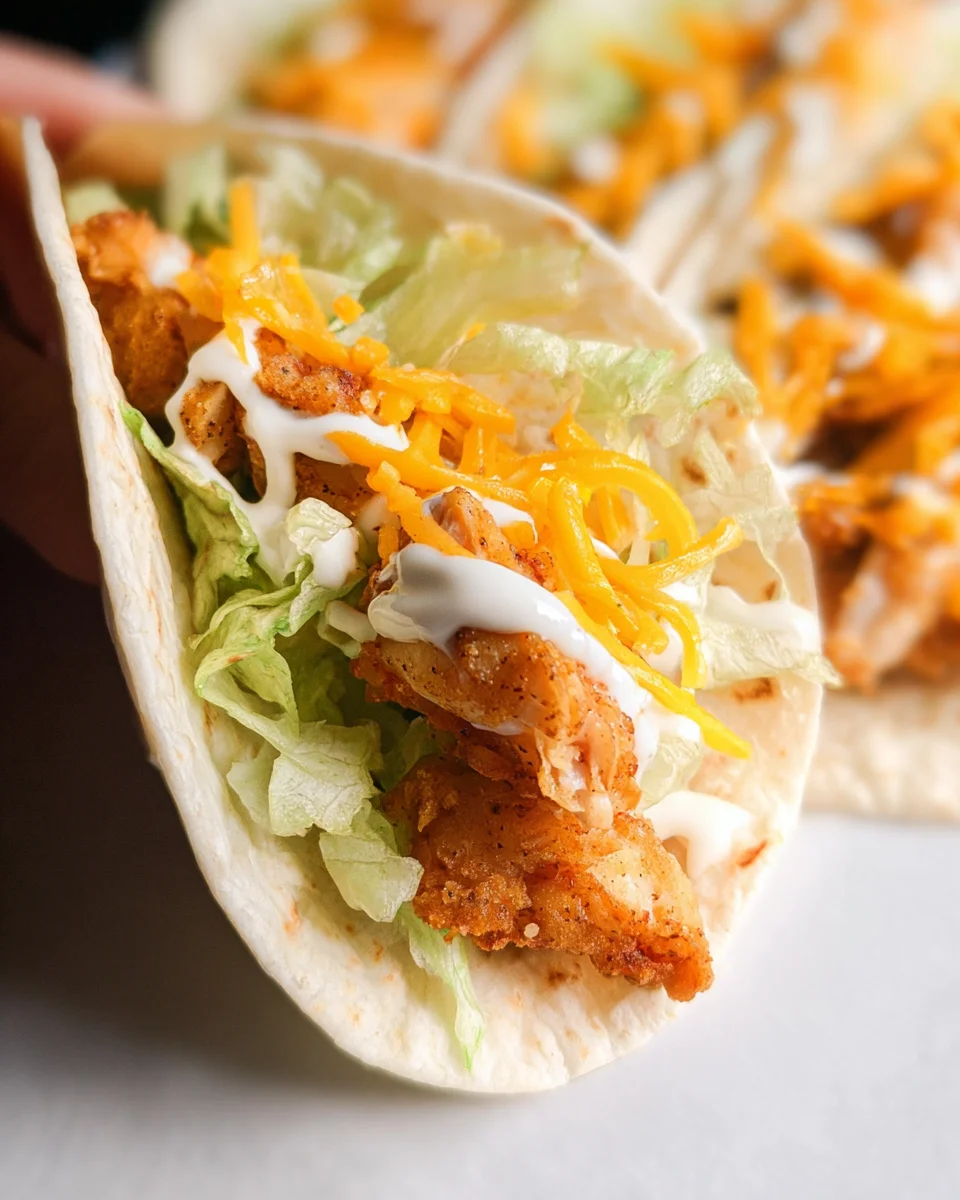 McDonalds Crispy Chicken Ranch Snack Wrap Copycat 2