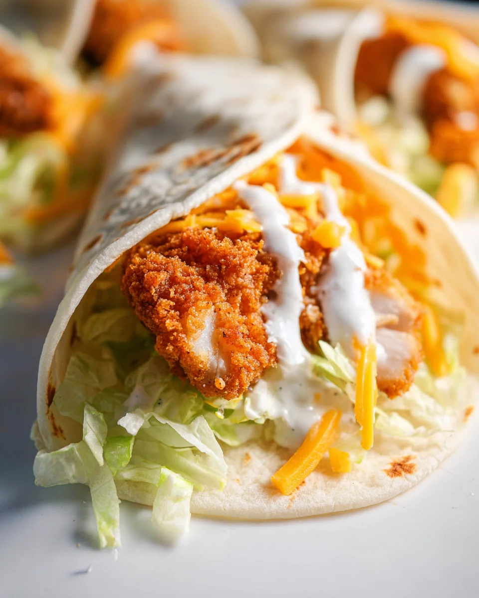 McDonalds Crispy Chicken Ranch Snack Wrap Copycat 3