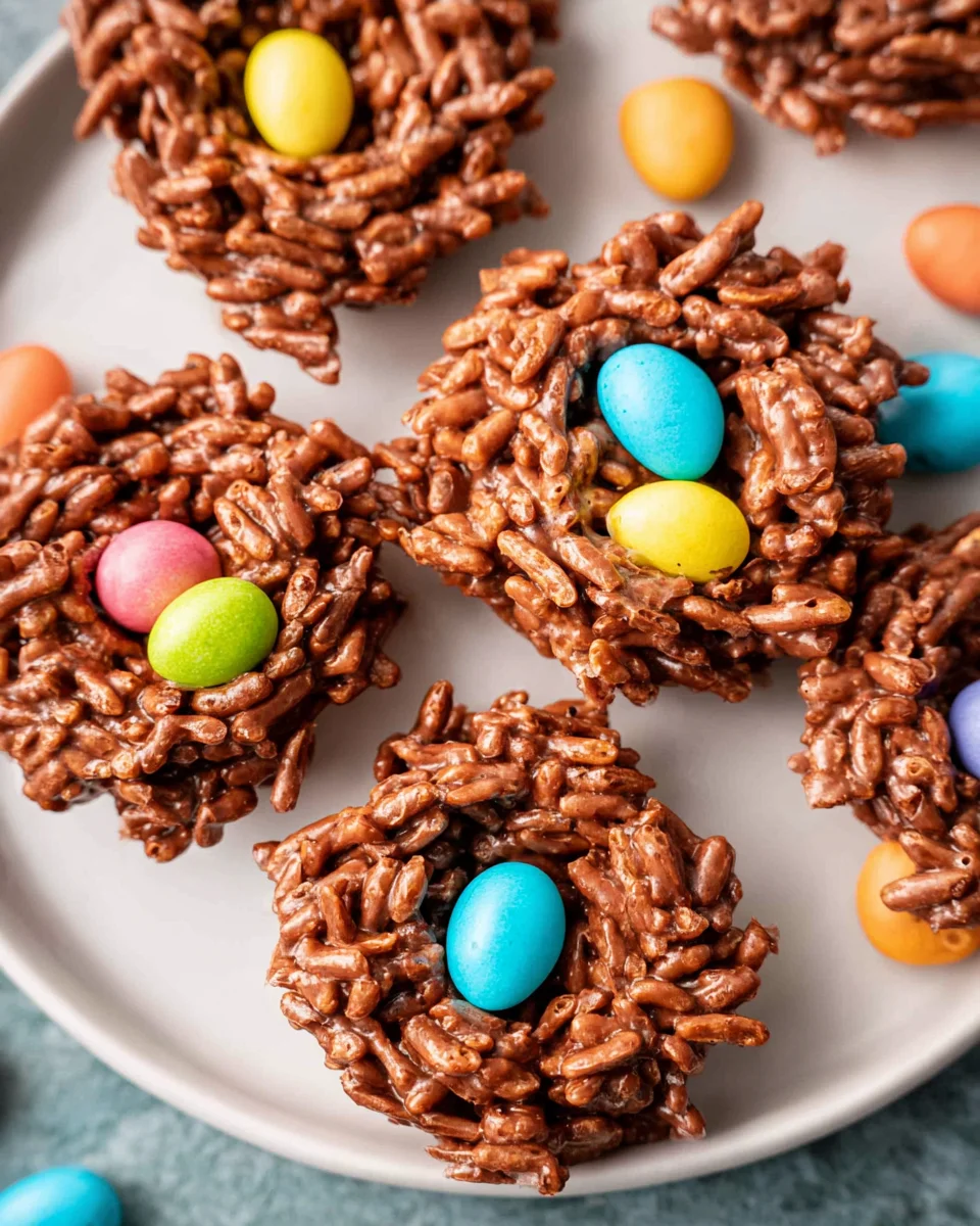 No-Bake Chocolate Bird Nests