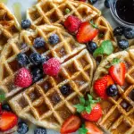 Oatmeal Cottage Cheese Waffles