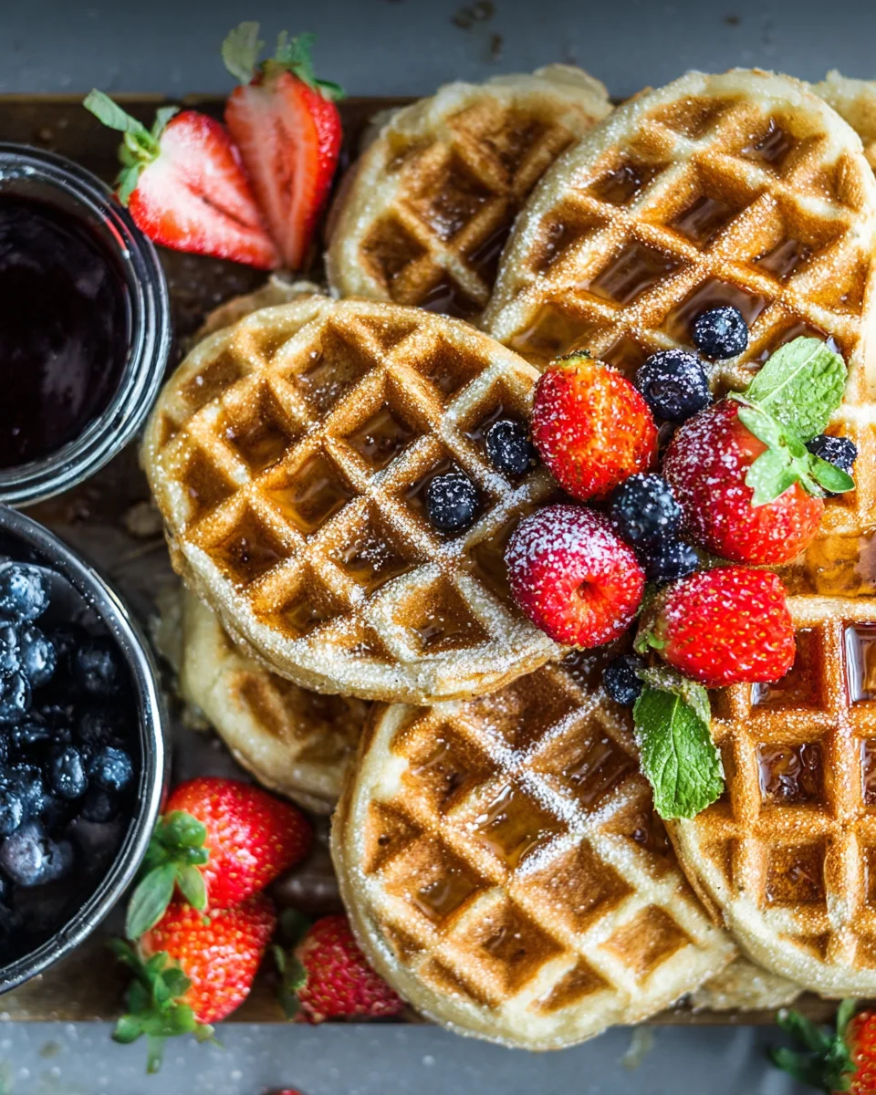 Oatmeal Cottage Cheese Waffles 14 Oatmeal