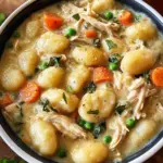 One Pot Gnocchi Chicken Pot Pie