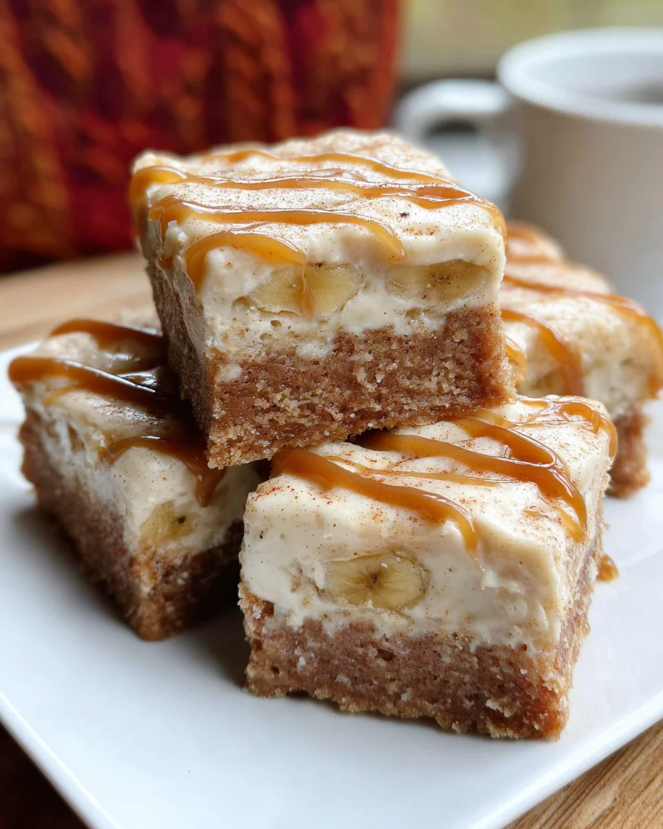 Ooey Gooey Banana Bars