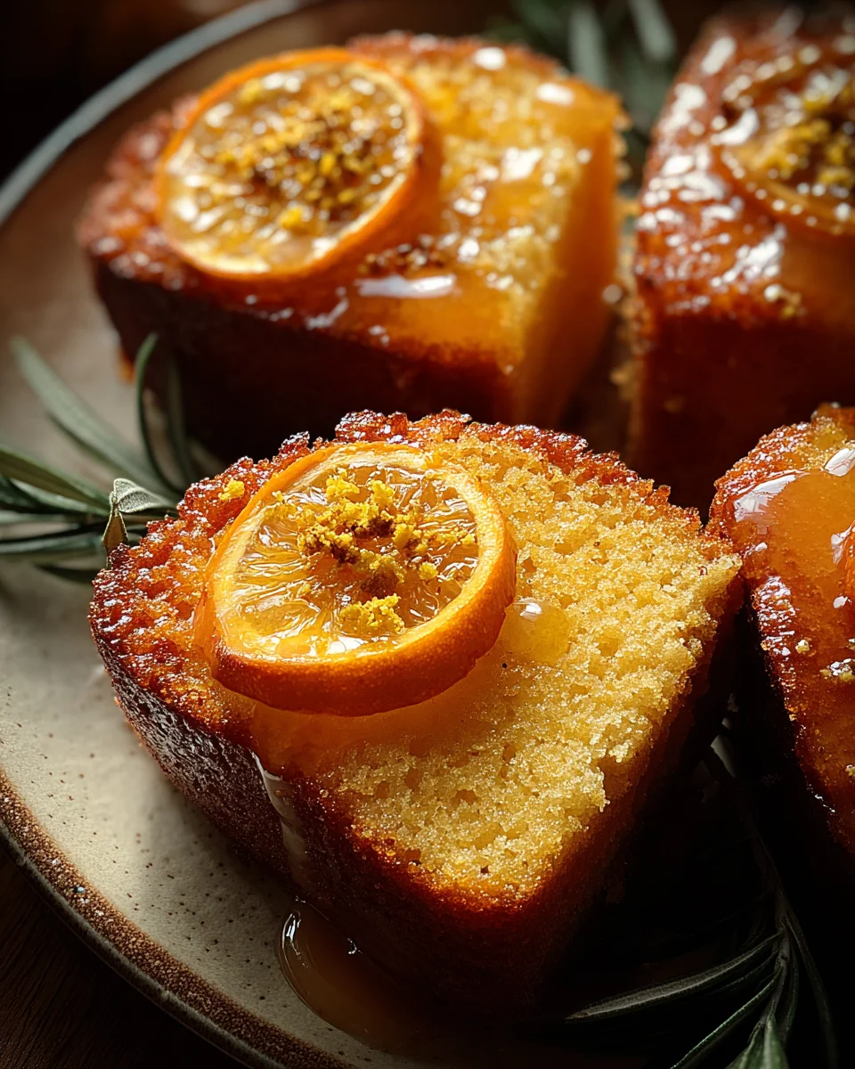 Orange Ginger Honey Cakes