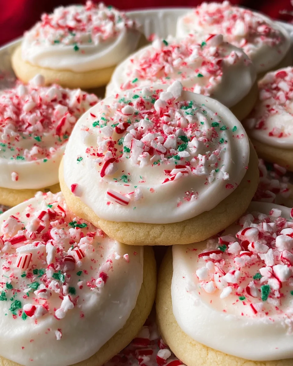 Peppermint Meltaway Cookies