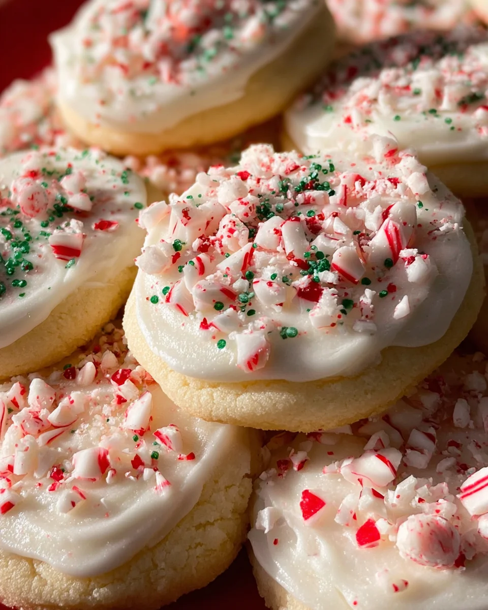 Peppermint Meltaway Cookies 24 Peppermint
