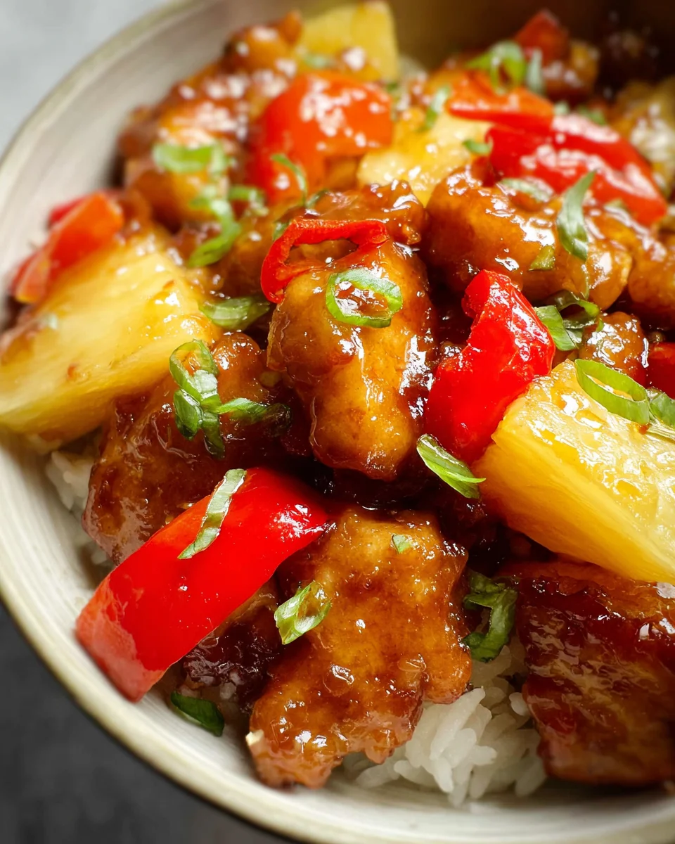 Pineapple Chicken (Asian Style)