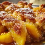 Ridiculously Easy Peach Cobbler