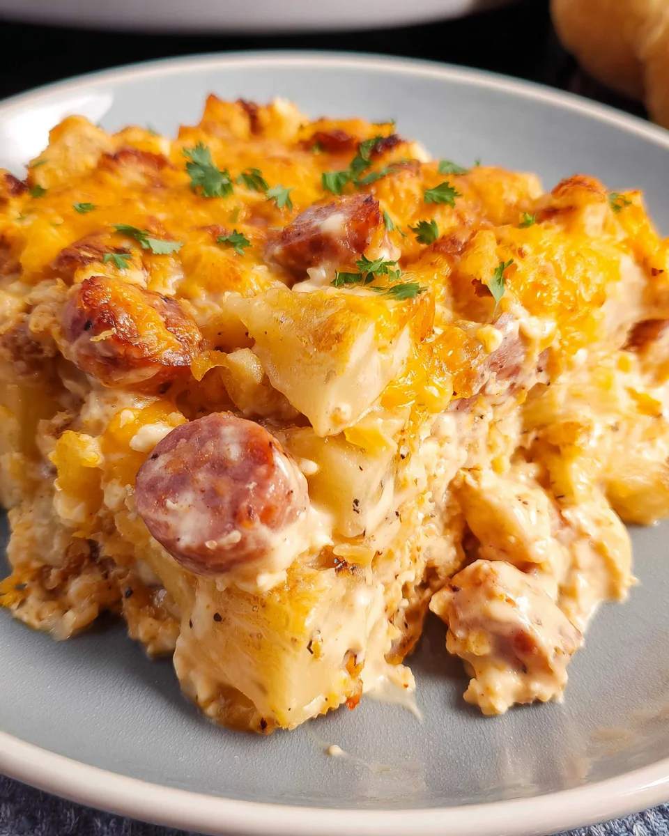 Slow Cooker Sausage and Potato Casserole 18 Slow