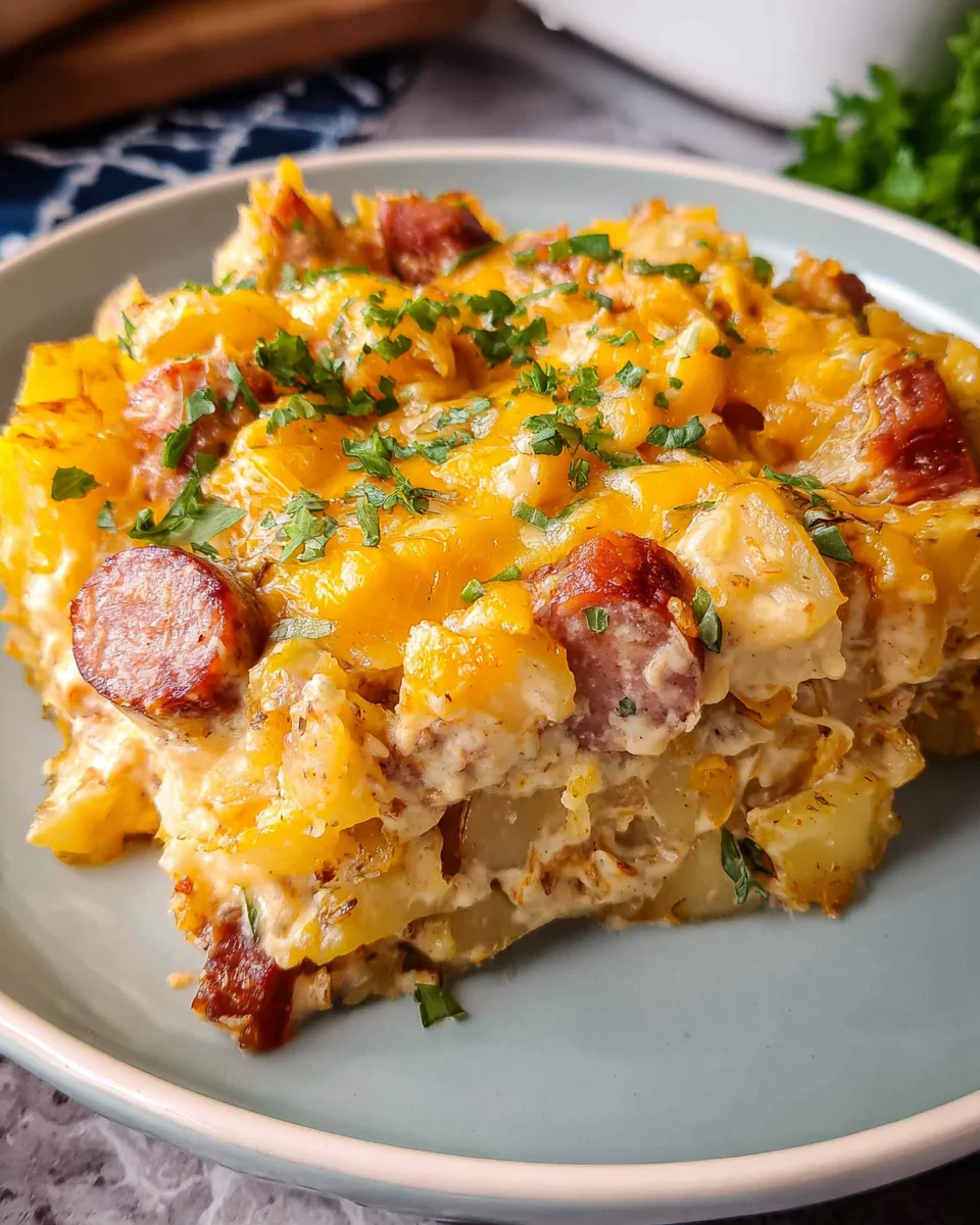 Slow Cooker Sausage and Potato Casserole 19 Slow