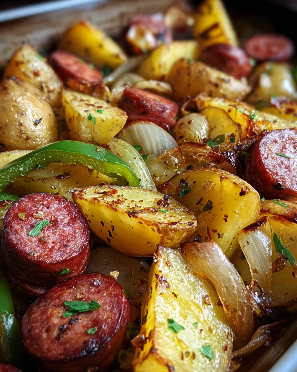 Smoked Sausage and Potato Bake