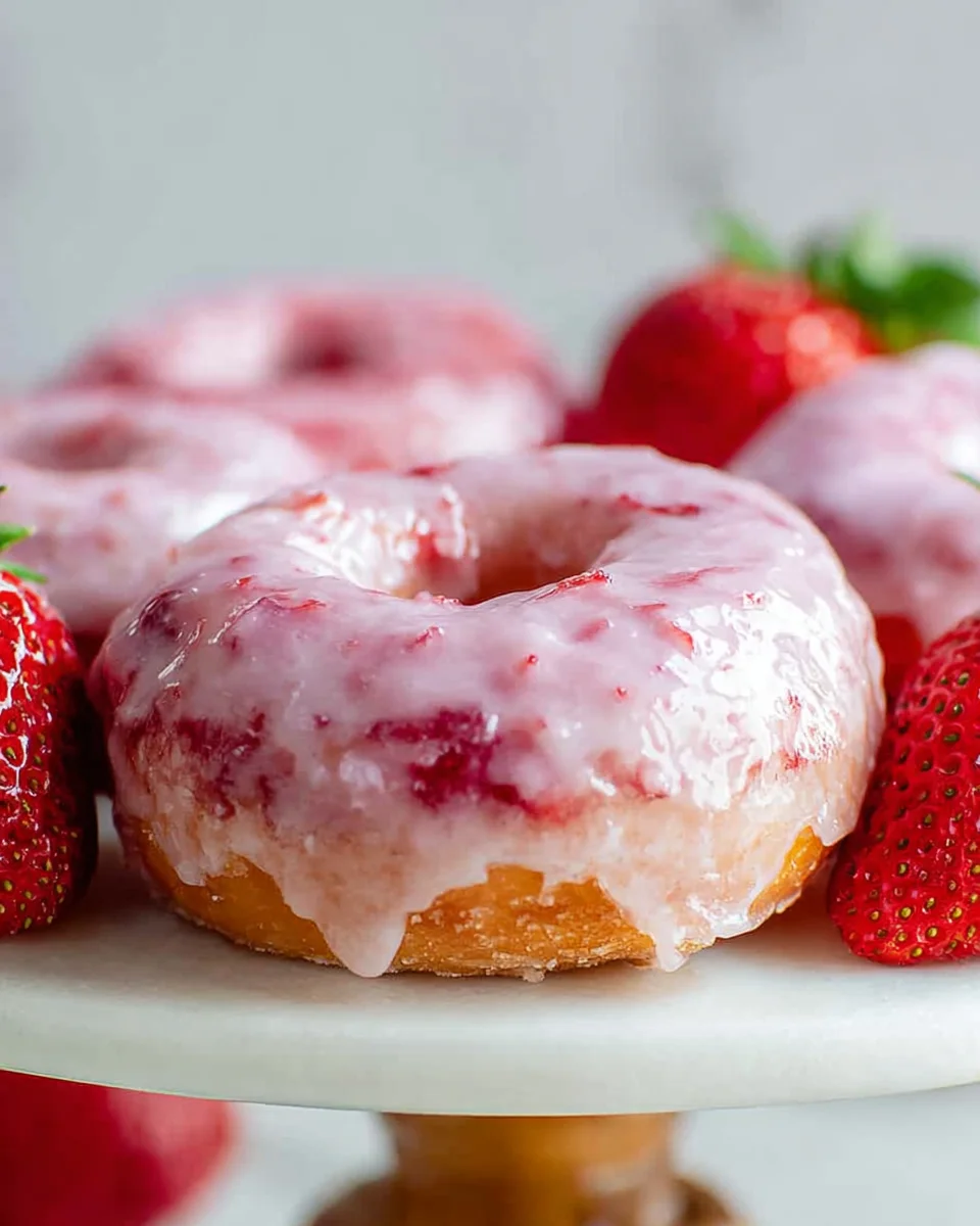 Strawberry Donuts