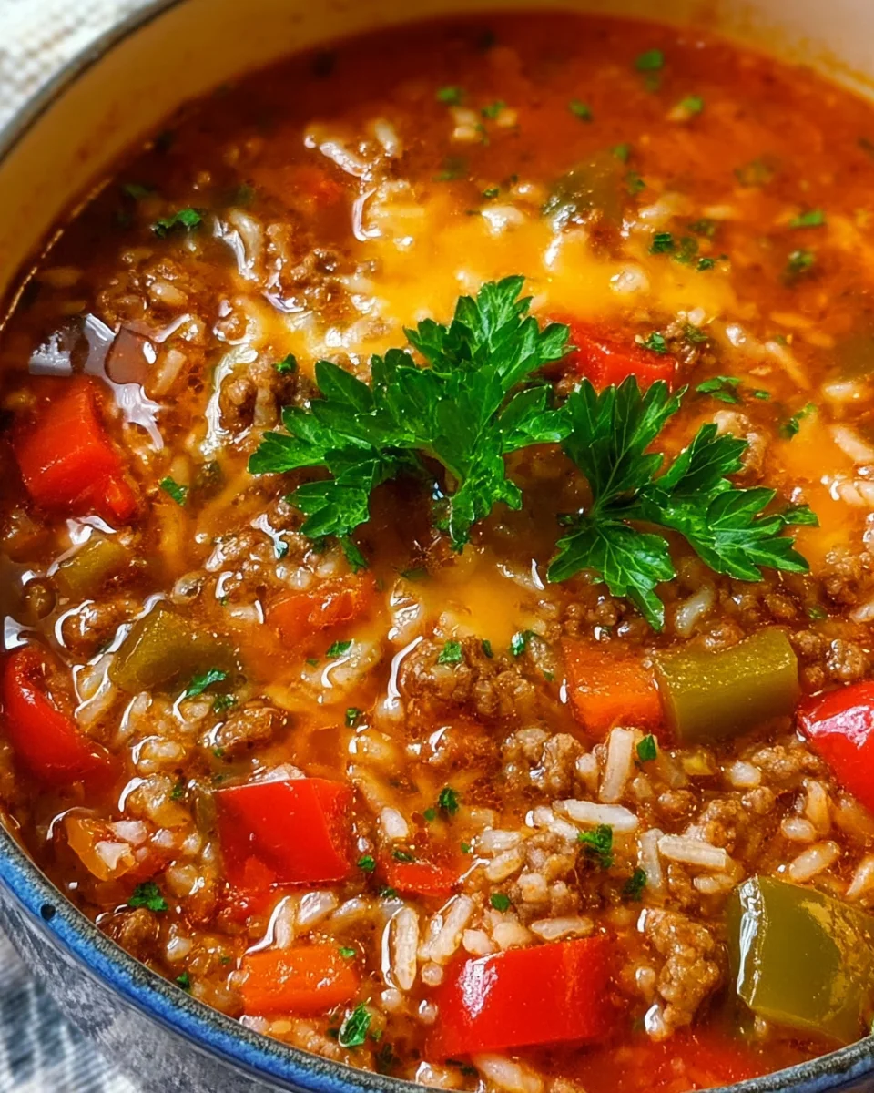 Stuffed Pepper Soup 21 Stuffed Pepper Soup