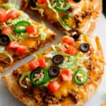 Taco Pizza Appetizer