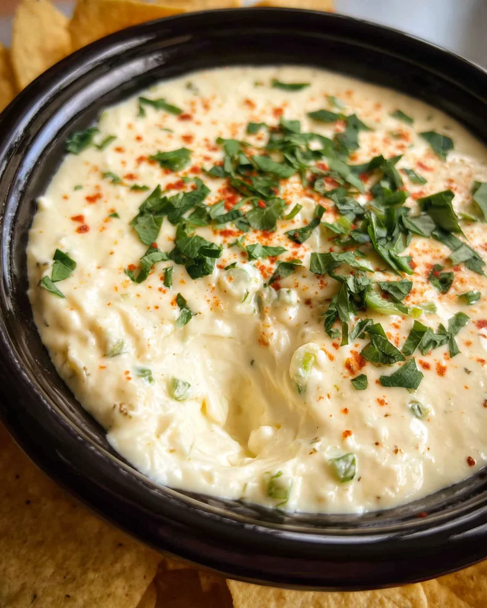 The Best Crock pot White Cheese Dip Recipe