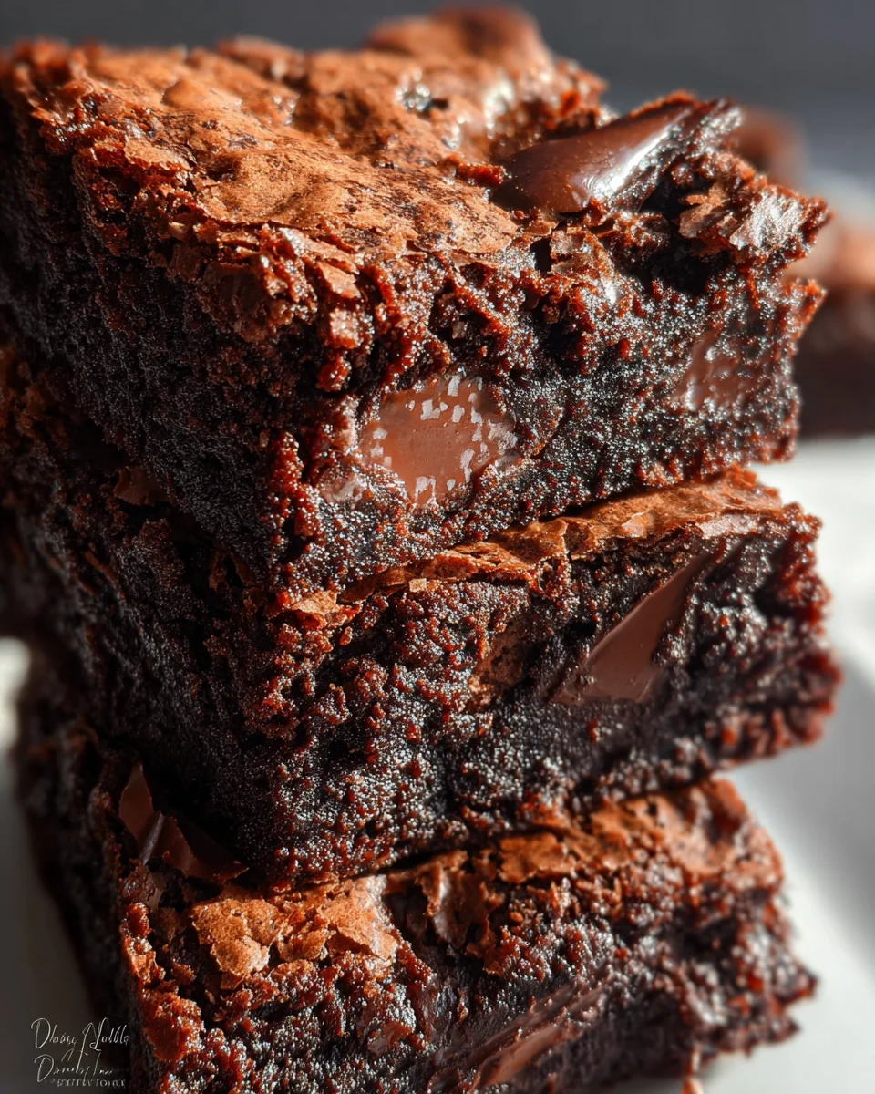 The Easiest Fudgy Chocolate Brownies Ever