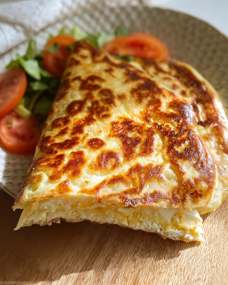 2 Ingredient Cottage Cheese Flatbread Recipe