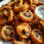 Air Fryer Ranch Mushrooms